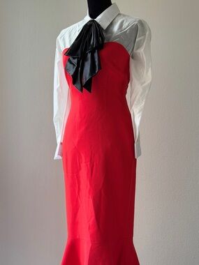 Cinq a Sept Red Luna Dress